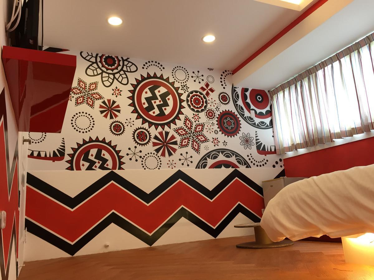 Color House Hostel Đài Trung Phòng bức ảnh
